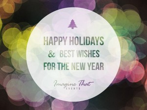 Happy Holidays from Imagine That Events