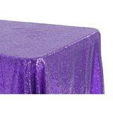 Glitz sequin rectangular tablecloth purple cu f15787ee 075f 44a5 8500 5b1a7f2fe52a compact