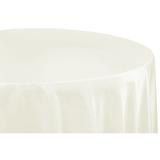 Lamour satin round tablecloth ivory cu 47365d12 d0e3 49e6 80a5 9da044d8d4ed compact