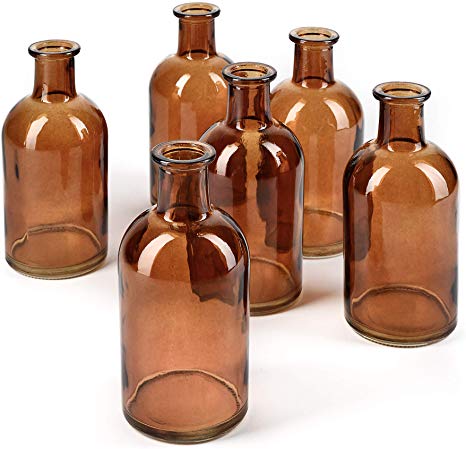 Amber medical vases