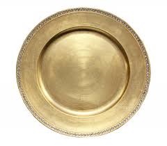Gold charger plates 2